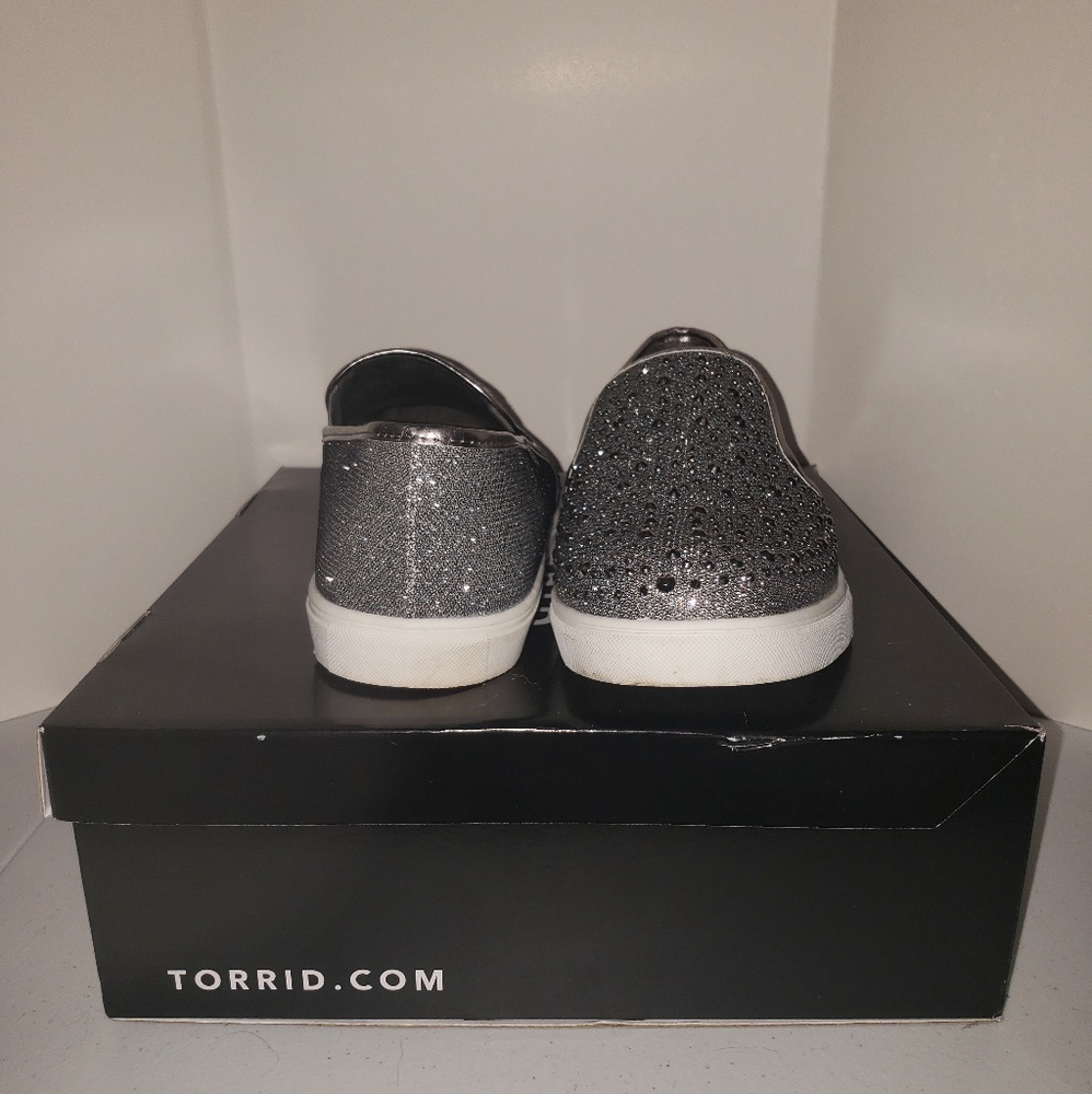 Silver Rinestone Flats